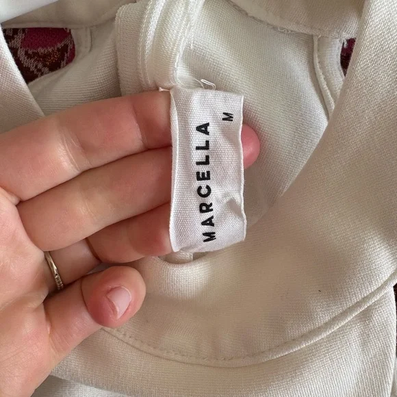 Marcella Sonata Sleeveless Midi Dress in Off White
Size Medium - Picture 5 of 9